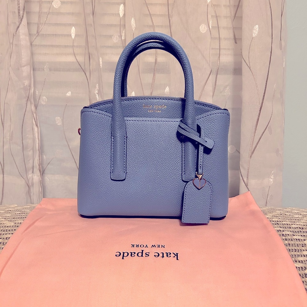Kate Spade Women's Blue Mini Satchel with dust cover